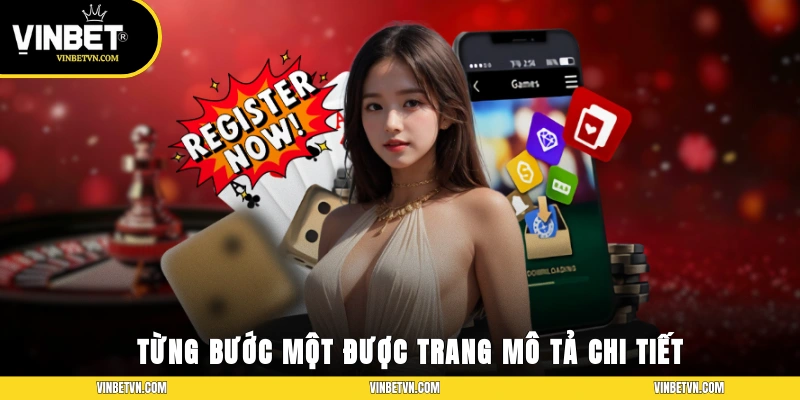 Từng bước một được trang mô tả chi tiết